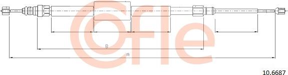 Cofle 10.6687 - Tross,seisupidur www.parts5.com