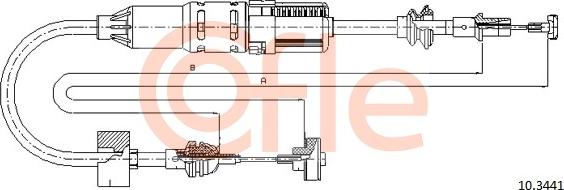 Cofle 92.10.3441 - Clutch Cable www.parts5.com