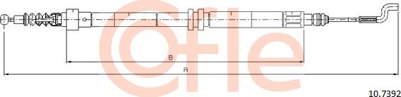 Cofle 10.7392 - Seilzug, Feststellbremse www.parts5.com