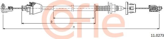 Cofle 11.0273 - Kaasuvaijeri www.parts5.com