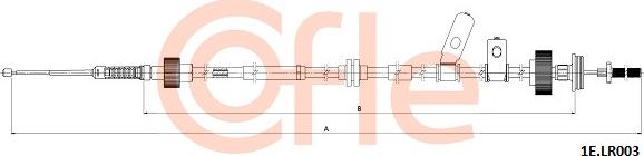 Cofle 92.1E.LR003 - Cable, parking brake www.parts5.com