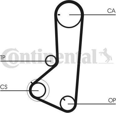 Continental CTAM CT 836 - Hammashihnat www.parts5.com