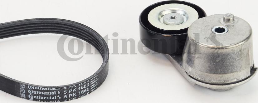 Continental CTAM 5PK1680K1 - V-Ribbed Belt Set www.parts5.com