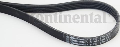 Continental CTAM 5PK1680 - V-Ribbed Belt www.parts5.com