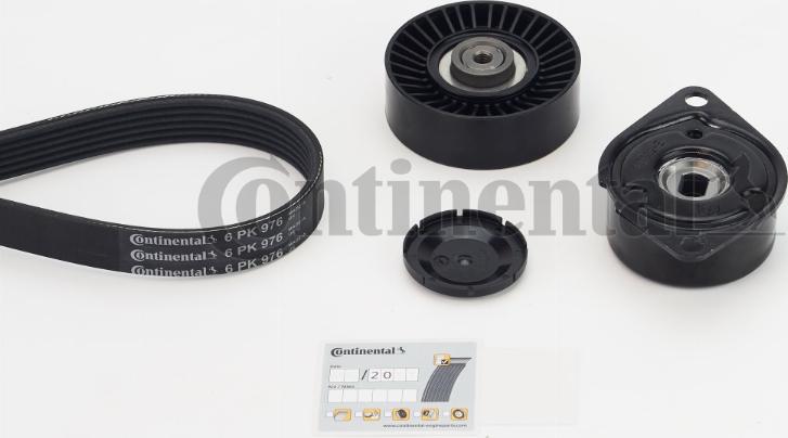 Continental CTAM 6PK976K3 - Kanallı V kayışı seti www.parts5.com