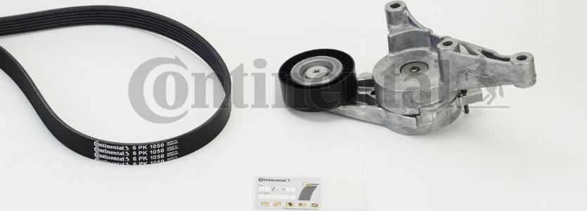 Continental CTAM 6 PK 1050 K1 - Kanallı V kayışı seti parts5.com