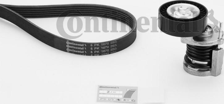 Continental CTAM 6 PK 1070 K1 - Комплект пистов ремък www.parts5.com