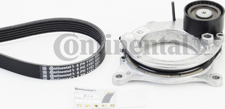 Continental CTAM 6 PK 1153 K3 - Soonrihmakomplekt www.parts5.com