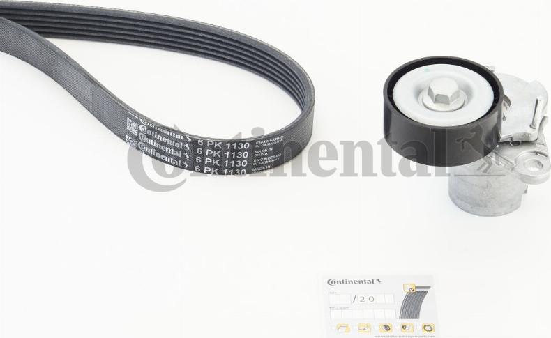 Continental CTAM 6PK1130K3 - V-Ribbed Belt Set www.parts5.com