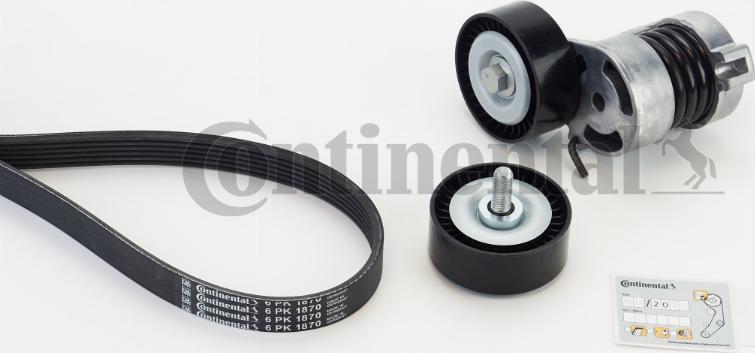 Continental CTAM 6PK1870K1 - V-Ribbed Belt Set www.parts5.com