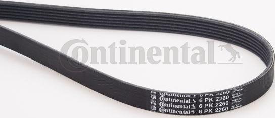 Continental CTAM 6 PK 2260 - Ozubený klínový řemen www.parts5.com