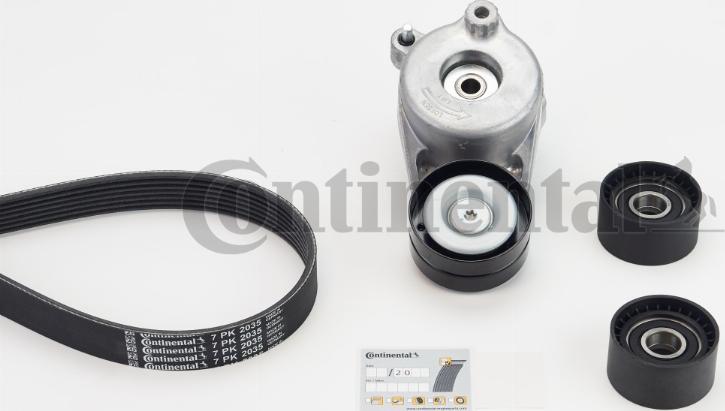 Continental CTAM 7PK2035K1 - Поликлиновый ременный комплект www.parts5.com