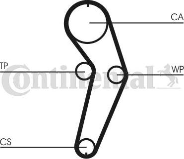 Continental CTAM CT988WP2 - Водяной насос + комплект зубчатого ремня www.parts5.com