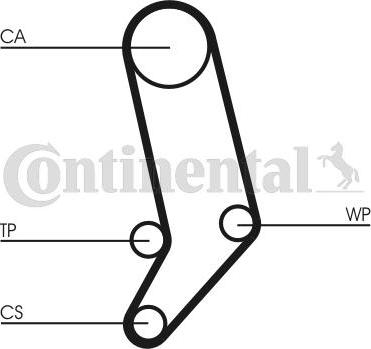 Continental CTAM CT939WP4 - Vodné čerpadlo + sada ozubeného remeňa www.parts5.com