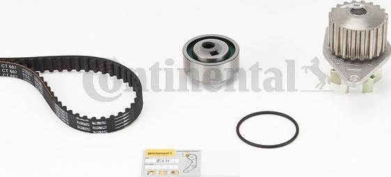 Continental CTAM CT 607WP1 - Водна помпа+ к-кт ангренажен ремък www.parts5.com