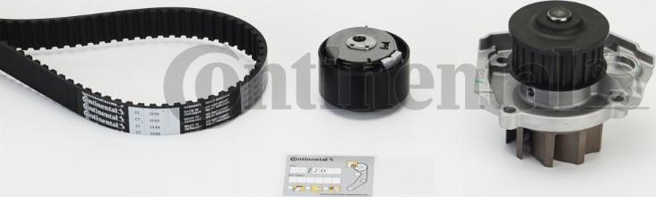 Continental CTAM CT 1049WP1 - Set pompa apa + curea dintata www.parts5.com