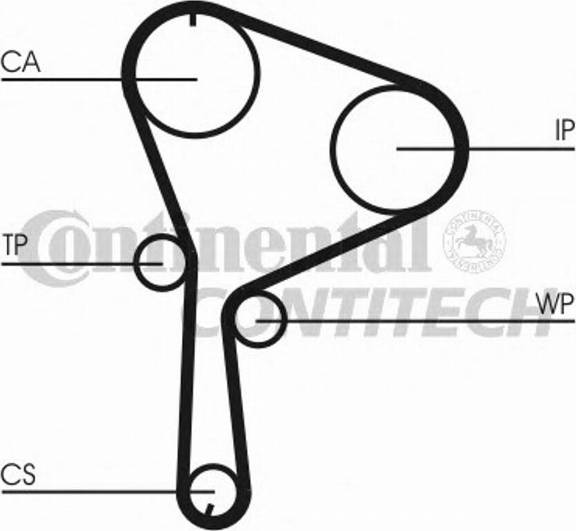 CONTITECH CT1064WP1 -  www.parts5.com