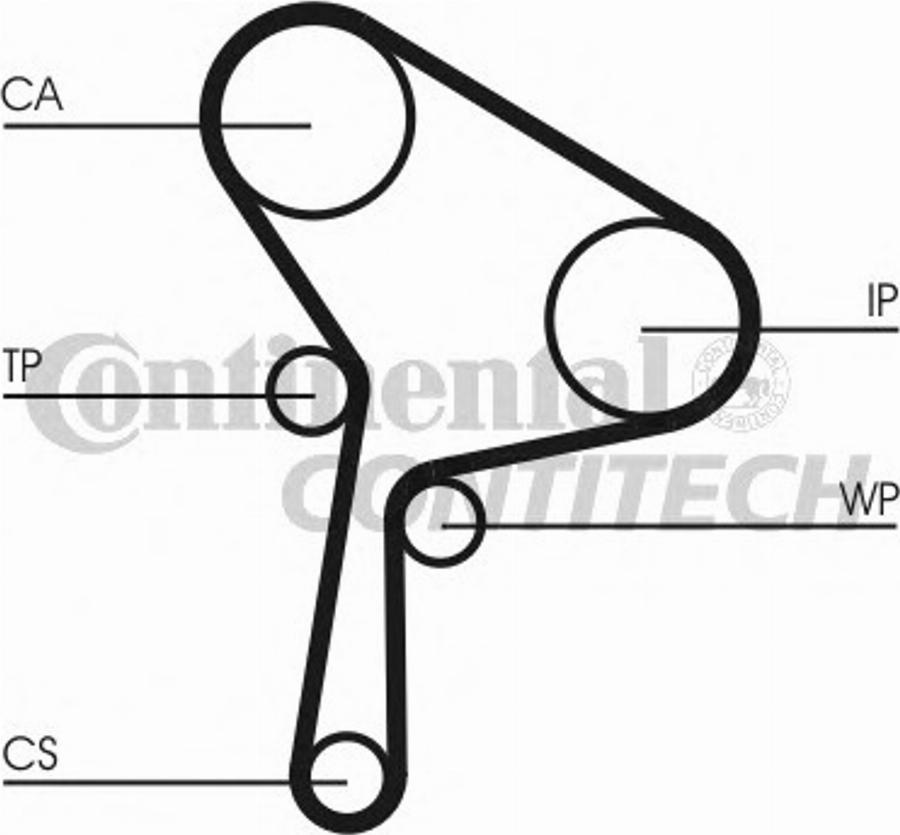 CONTITECH CT1025WP1 -  www.parts5.com