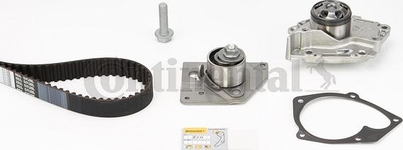 Continental CTAM CT 1025 WP2 - Vodní pumpa + sada ozubeného řemene www.parts5.com