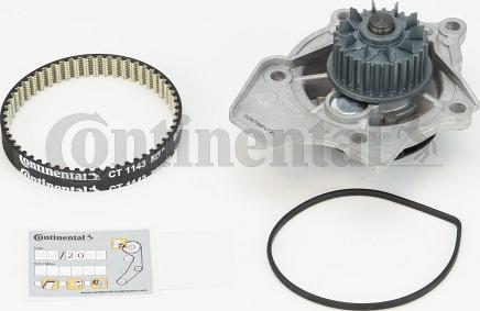 Continental CTAM CT 1143 WP1 - Водяной насос + комплект зубчатого ремня www.parts5.com