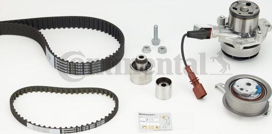 Continental CTAM CT 1168 WP8 PRO - Vodní pumpa + sada ozubeného řemene www.parts5.com