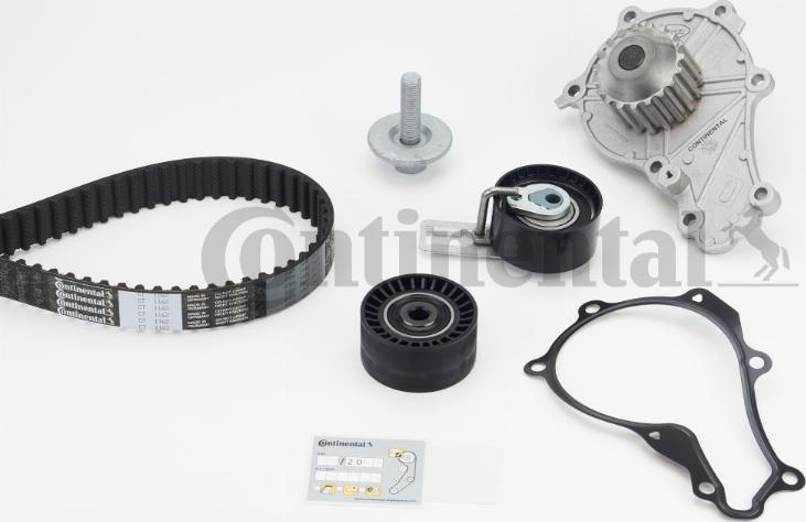 Continental CTAM CT 1162 WP5 - Bomba de agua + kit correa distribución www.parts5.com