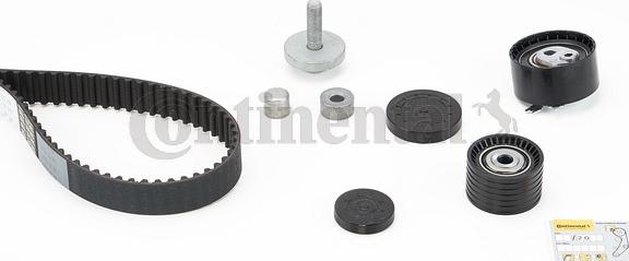 Continental CTAM CT 1179 K4 - Komplet (kit) zobatega jermena www.parts5.com