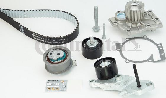 Continental CTAM CT1216WP2 - Set pompa apa + curea dintata www.parts5.com