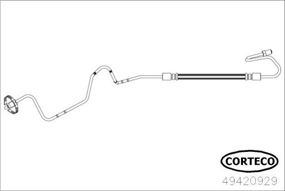 Corteco 49420929 - Furtun frana www.parts5.com