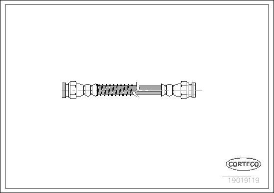 Corteco 19019119 - Jarruletku www.parts5.com