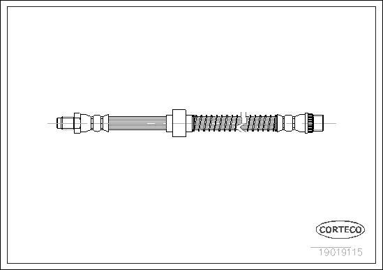 Corteco 19019115 - Brake Hose www.parts5.com