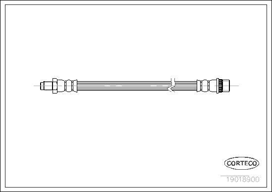 Corteco 19018900 - Furtun frana www.parts5.com