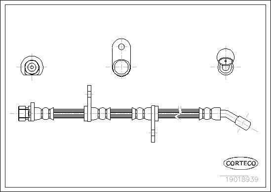 Corteco 19018939 - Tubo flexible de frenos www.parts5.com