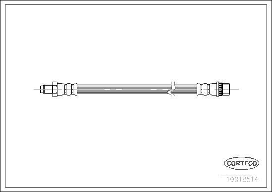 Corteco 19018514 - Brzdová hadice www.parts5.com