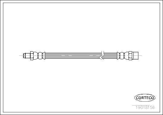 Corteco 19018156 - Fékcső www.parts5.com