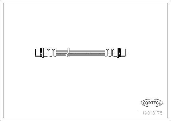 Corteco 19018175 - Tubo flexible de frenos www.parts5.com