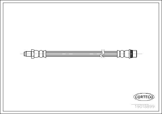 Corteco 19018899 - Furtun frana www.parts5.com