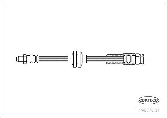 Corteco 19035281 - Brake Hose www.parts5.com