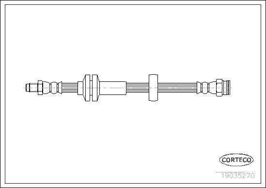 Corteco 19035270 - Kočiono crevo www.parts5.com