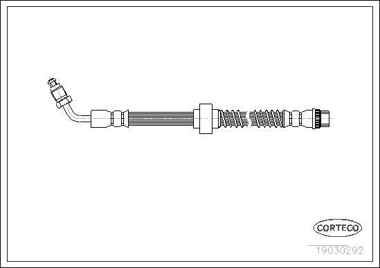 Corteco 19030292 - Furtun frana www.parts5.com