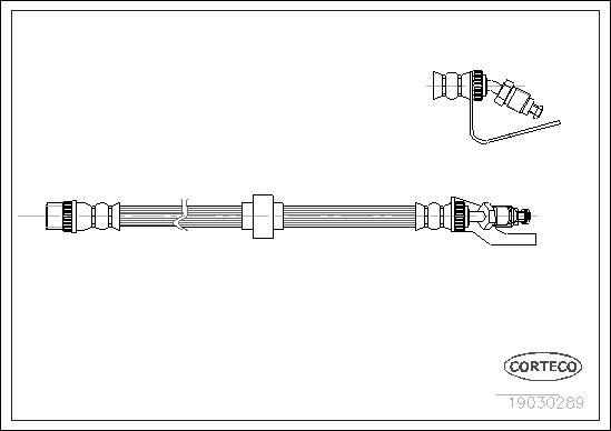 Corteco 19030289 - Jarruletku www.parts5.com