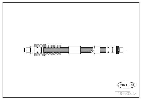 Corteco 19030285 - Flexible de frein www.parts5.com