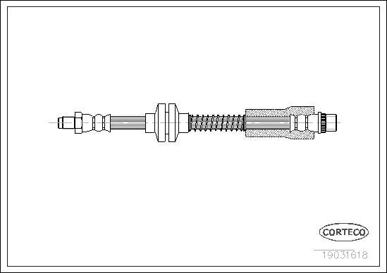 Corteco 19031618 - Brake Hose www.parts5.com