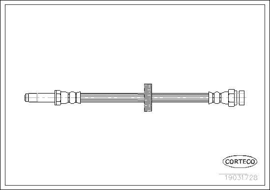 Corteco 19031728 - Brake Hose www.parts5.com