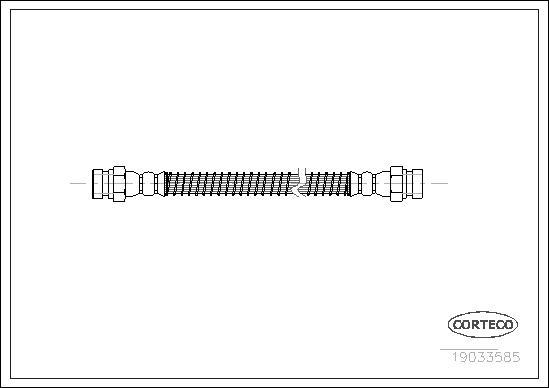 Corteco 19033585 - Brake Hose www.parts5.com