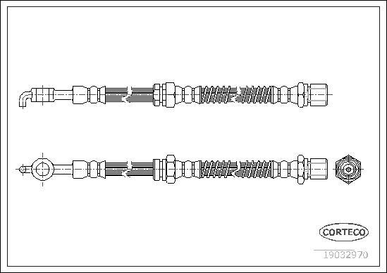 Corteco 19032970 - Brake Hose www.parts5.com