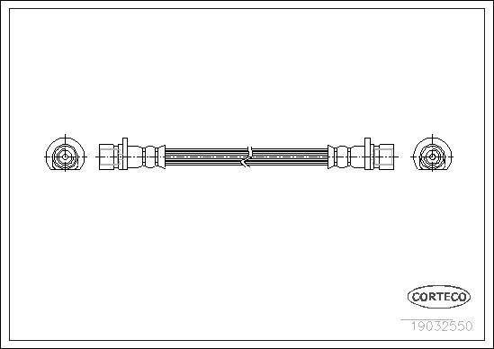 Corteco 19032550 - Brzdová hadice www.parts5.com