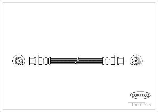 Corteco 19032513 - Brake Hose www.parts5.com