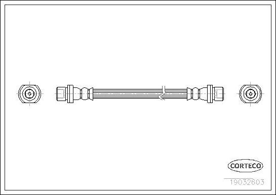 Corteco 19032603 - Bremsschlauch www.parts5.com