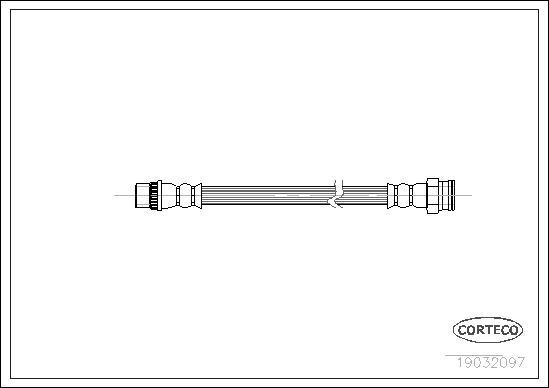 Corteco 19032097 - Brake Hose www.parts5.com